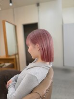 アンククラシックヘアー(ank classic hair) 《切りっぱなし×ピンクカラー》