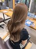 【大人気ブリーチ無し透明感】艶髪インフィニアルカラー+クイックTR