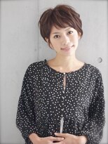 大人のカジュアルフェミニンショート☆