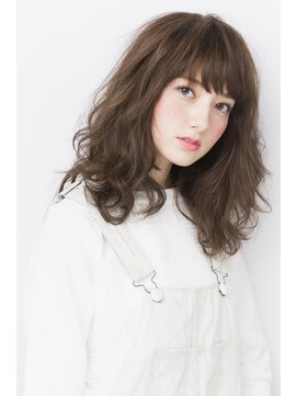 ガーデン ムサシコスギ(GARDEN MUSASHIKOSUGI) ゆるふわスタイリング簡単パーマ/グレーベージュ/大人かわいい/