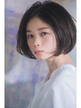 ヴァンクシー バイ ルナ(VANKCY by Luna) 横顔も綺麗に見える!首元スッキリボブ☆時短 簡単 アッシュ 楽