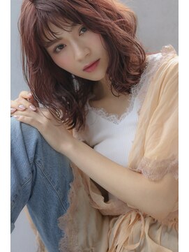 ローバー(ROAVER) ROAVER ラフウェーブ　× ピンクベージュ