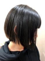 ブロッサム 東中野店 髪質改善/暗髪/フェザーボブ/透明感/うる艶/フレンチガーリー