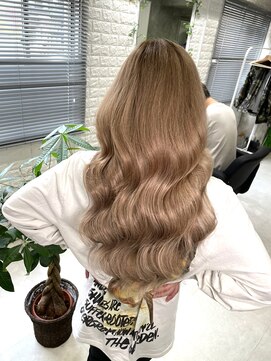 ニノ(nino) 【NINO】ミルクティーベージュ/シールエクステ/韓国ヘア