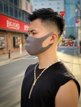 ヒロギンザ 八重洲店(HIRO GINZA) かきあげサイドパートフェード