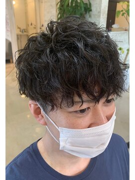 ラ メール ヘア デザイン(La mer HAIR DESIGN) スパイラルパーマ×マッシュ
