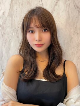 ルームバイシー 新宿(Loom. by Sea) 韓国風前髪×レイヤーカット【髪質改善/新宿/レイヤーカット】