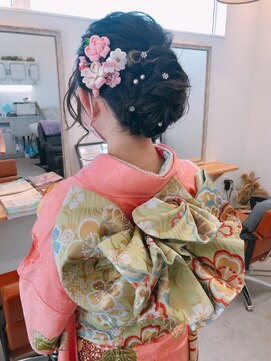 ココロ(kokoro) 成人式アップスタイル