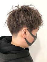 ヘッズ 本八幡店(HEADS)&nbsp;かき上げヘア　ニュアンスマッシュ　サイドパート　韓国マッシュ