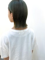 レフ(LEF)&nbsp;【オダオススメ！】ペールカーキ×切りっぱなしボブ