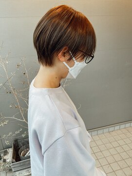 サーリー(SURLY) もみれ毛ショートマッシュショートボブハイライト耳掛けベージュ