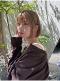 レイヤーボブ×ハイトーン[心斎橋/髪質改善]