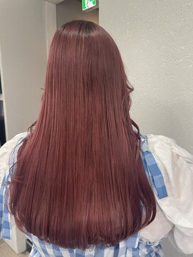アジールヘア 所沢プロペ通り店(agir hair) レッドピンク