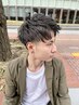 渋谷指名限定Men'sブリーチ無しカラ-+カット+トリ-トメント　8800円