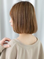 ドクターズサロン LAB 小山店&nbsp;透明感あるメルティカラーで小顔ツヤ感ボブa小山20代30代40代