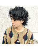 ウルフ/波巻きパーマ/博多