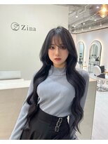 ジーナ 博多筑紫口(Zina)&nbsp;【冨田侑矢】中華×韓国MIX STYLE 髪質改善◎ダークグレー
