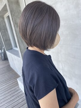 サロン(CI'SALON) 大人ショート×白髪ぼかしカラー