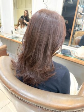 ネオリーブアイム 横浜西口店(Neolive aim) ブリーチなしでつくるミルクティベージュ【横浜】k