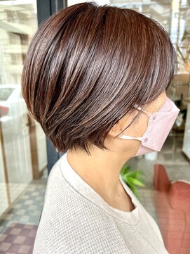 ヘアーサロン ジュエール(jyue-ru) 大人上品ショート 40代,50代,60代【沖縄/北谷/ショート】