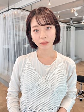 シー(thee) ブリーチなしpink brown