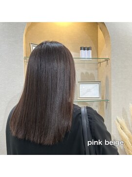 カラークチュール(Color Couture) グレージュカラー/韓国ヘア/デザインカラー/ピンクベージュ