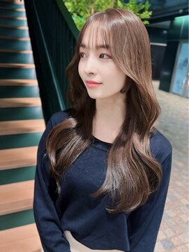 クム(kumu) 【kumu】ミルクティベージュ韓国風ヨシンモリレイヤー.