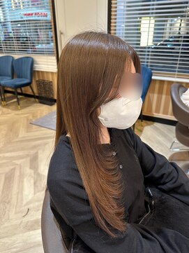 フィッティ 横須賀中央店(fiti) 結んでも下ろしても可愛い顔まわり【韓国ヘア　レイヤーカット】