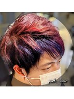 ピヴォヘアー(pivo hair) メンズカット ハイトーンカラー デザインカラー