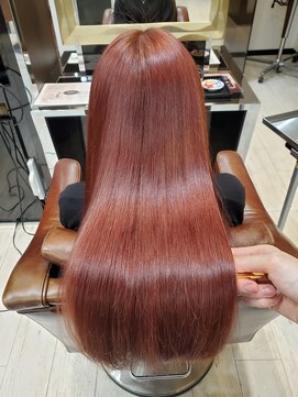 アウラ 小杉店(AULA) ブリーチ1回でできるピンクカラー