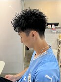 大人ソフトモヒカン　松井