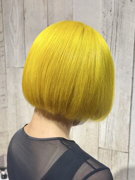 サロンドジョー(salon de joe) イエローカラーダブルカラーハイトーンカラーケアブリーチ