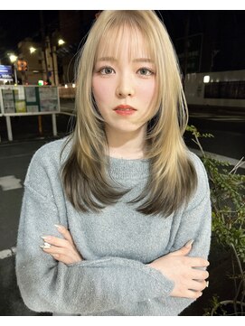 アンメリーアン(Ann merry ann) ブルーシルバーアッシュブルージュ透明感グラデーションカラー