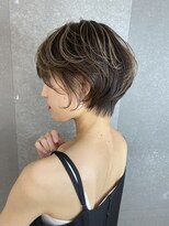 レーヴバイロンド 仙台(Reve by Lond)&nbsp;イメチェン外ハネボブ美髪ホワイトブロンドワイドバング髪質改善