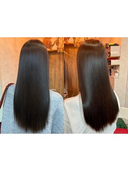 天気に左右されない髪へ！ナチュラルなのにしっかり伸びるから、毎朝のセットも時短になります♪