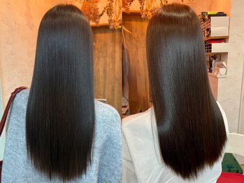 ミイ(Mii)の写真/天気に左右されない髪へ!ナチュラルなのにしっかり伸びるから、毎朝のセットも時短になります♪