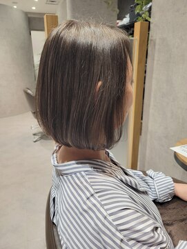 リップル(Ripple) 【海浜幕張 Ripple】パープルベージュ×ソフトBob