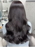 髪質改善カラー ラベンダー