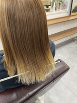 ランプ(Lamp) くびレイヤーグレーベージュニュアンスカラー白髪染め白髪ぼかし