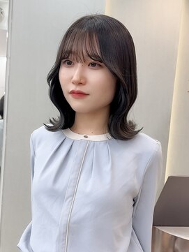 ロンド ブランシュ 錦糸町北口(Lond blanche) ミニウルフレイヤーカット顔周り前髪韓国ショートボブ/錦糸町