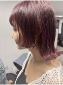 ■ピンクラベンダー■外はね■