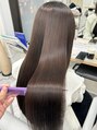 ケリー 心斎橋(KELLY) 縮毛矯正で乾かしただけでもこの艶感です!