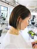 切りっぱなし ベージュカラー