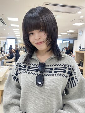 シャルムバイケンジ(Charm.by KENJE) 【 ウルフレイヤー 】銀座/有楽町/ウルフ/レイヤー/ミディアム