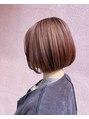 アルファサリダ(ALPHA SALIDA) 【ツヤ髪ボブ】似合わせカット◎ピンクブラウンでツヤ感UP