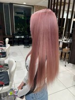 アース 南福島店(HAIR&MAKE EARTH)&nbsp;明るめピンクカラー☆