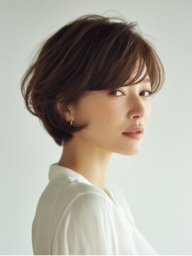 ビフィーノ リルネ(Bifino Rilune) クラゲヘアー/小顔/ココアベージュ/オリーブグレー/川西