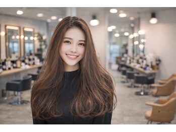 デュオヘアー エクステンションズ 新宿の写真/施術前にエクステや当店の超音波エクステ、編み込みエクステ、シールエクステの説明を分かりやすくします。
