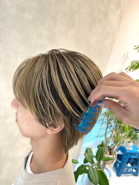 シュンギクヘアステイション(SHUNGIQ=HAIR STATION) ブロンドバレイヤージュ