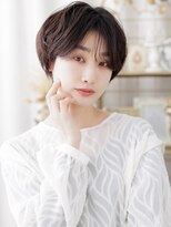 カバーヘア ブリス 上尾西口店(COVER HAIR bliss)&nbsp;くせ毛風レイヤーボブ黒髪小顔クールショートa上尾20代30代40代